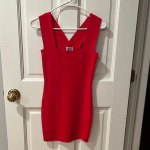 SEEK The Label Red Bodycon Dress